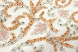 VADIM COUTURE HAND BEADED BAROQUE CRYSTAL