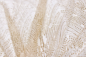 GLITTER FABRIC ARCH PATTERN